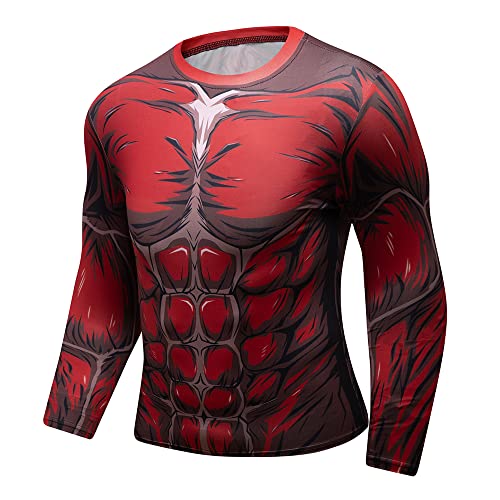 3D Colossal Titan Gym T-Shirt