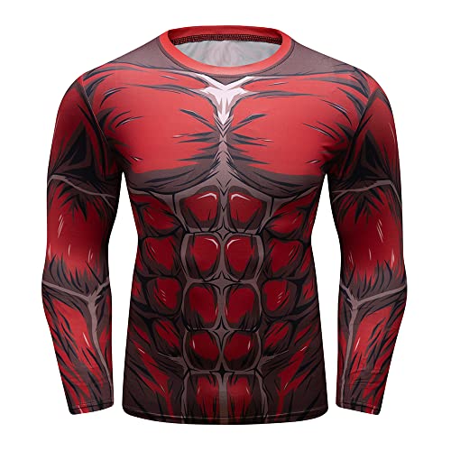 3D Colossal Titan Gym T-Shirt